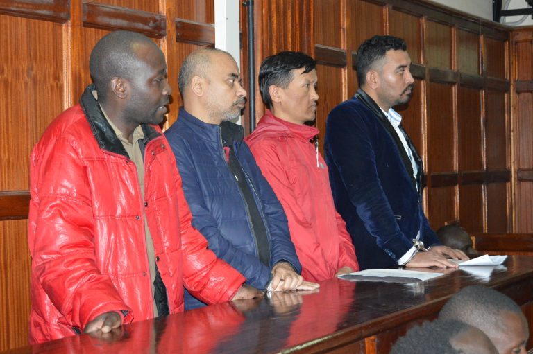 Three foreigners and a Kenyan charged with human trafficking