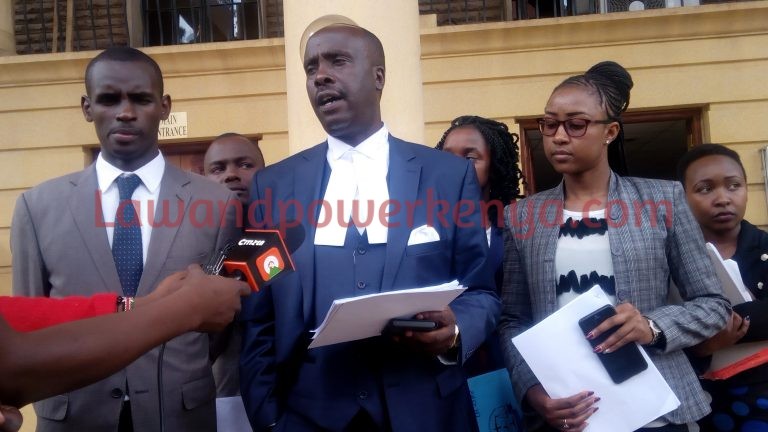Lawyer Nyakundi’s wife wants DCI, DPP prohibited from preferring further charges against him relating to son’s death