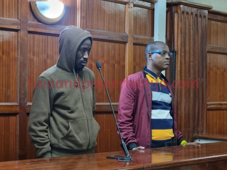 Two men charged with with defrauding lawyer Ahmednasir Abdullahi Sh 11 million