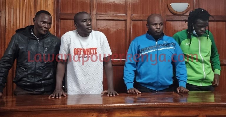 Former CS Echesa’s bodyguard among four charged with lying to police, possessing police gear