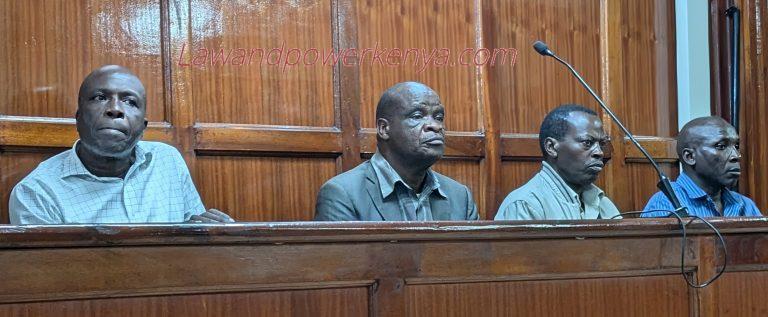 Case in which four men are accused of forging documents for a Sh 944M Donholm land pushed to February 2024