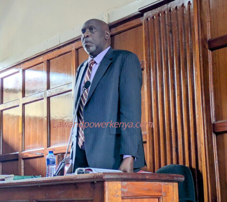 I saw Margaret Chweya at my fathers funeral; Charles Nyachae testifies in battle over multi-billion estate