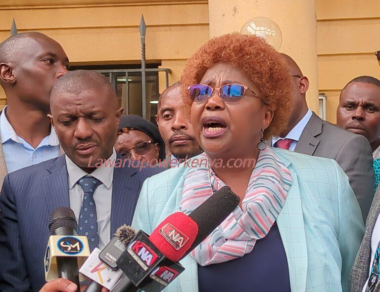 Court orders Naivasha MP Jayne Kihara to plead to charges in offensive conduct case