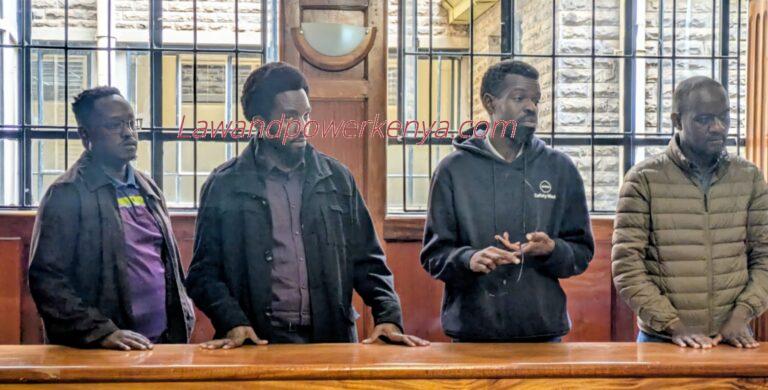 Four in court for assaulting a man in Kileleshwa
